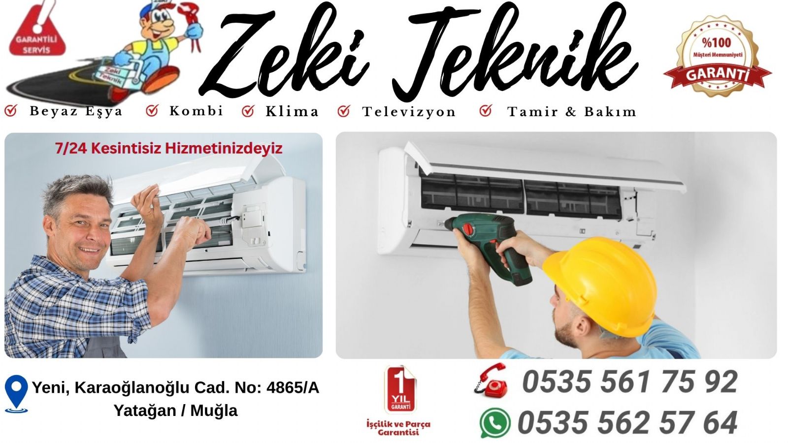 Yatağan Klima Servisi